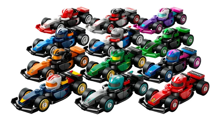 lego f1 collectible cars