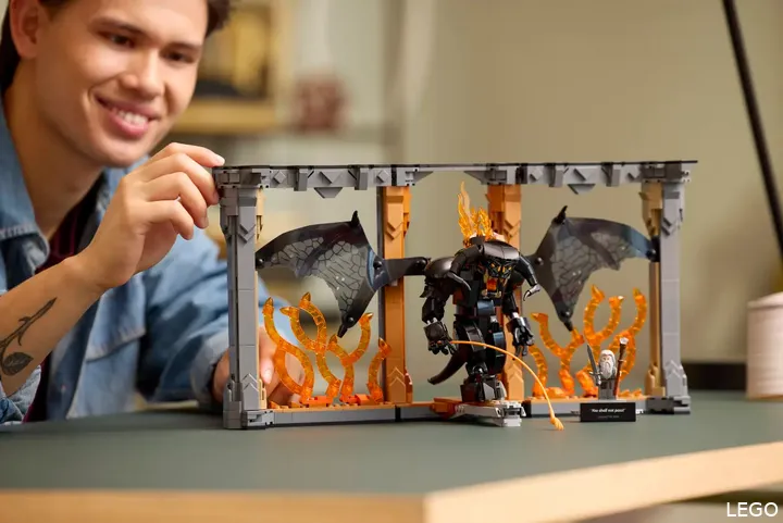 lego lord of the rings book nook