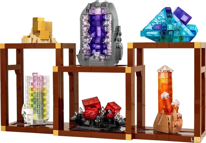 LEGO mineralenverzameling