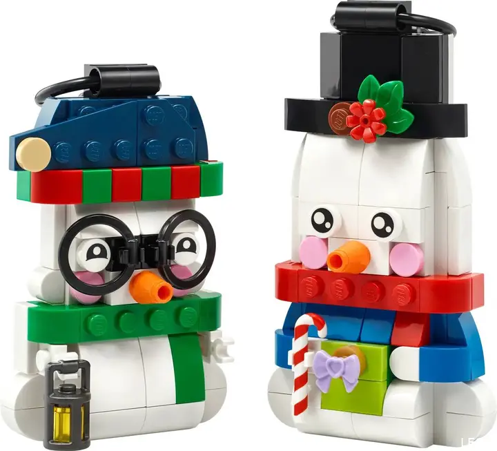 LEGO sneeuwpopornamenten