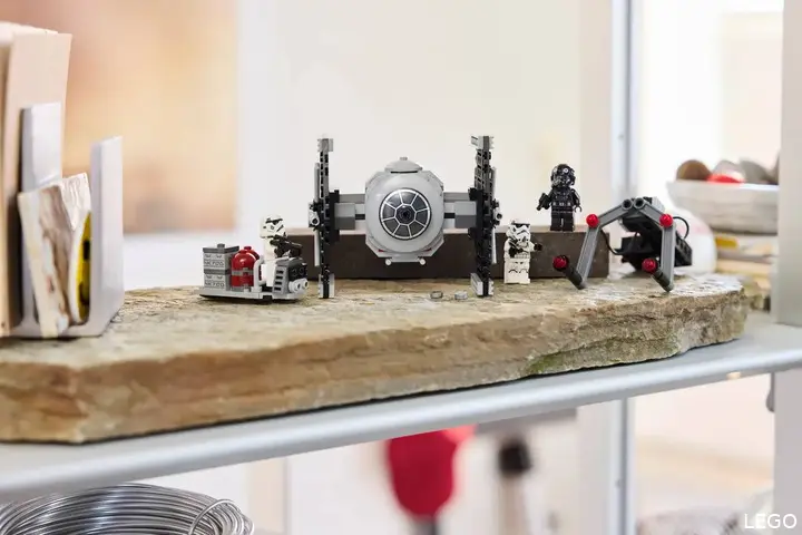 Tie-Fighter met hangarbevestiging
