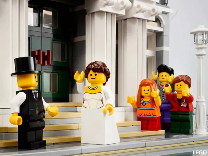 LEGO gemeentehuis close up