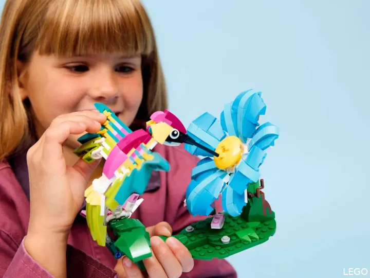 LEGO Creator 3 in 1 wilde dieren kleurrijke kolibrie