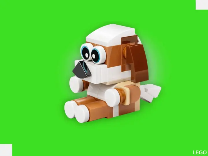 LEGO Make and Take Puppy