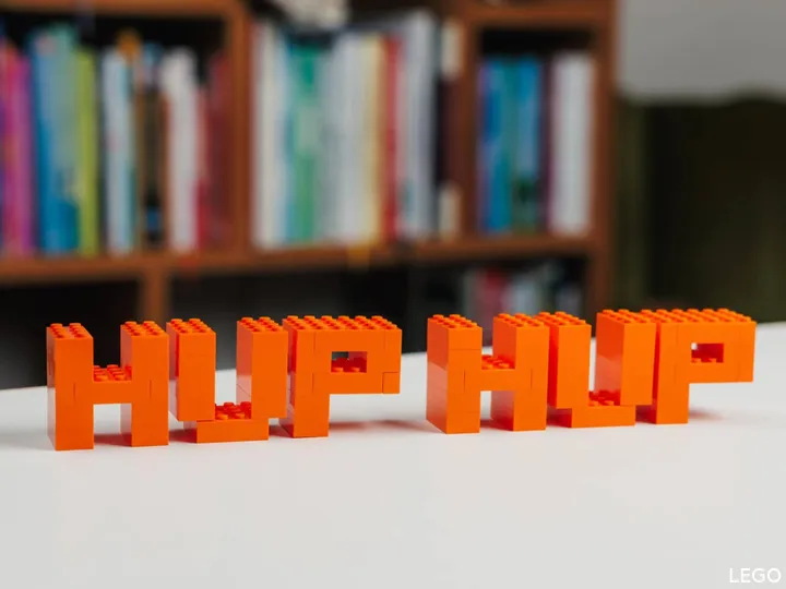 gratis oranje LEGO stenen