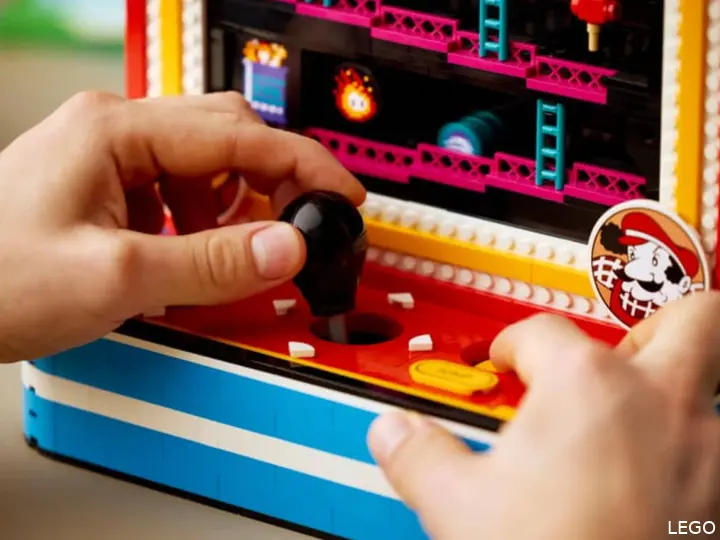 LEGO Super Mario Donkey Kong arcadekast