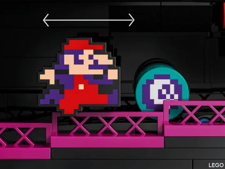 LEGO Super Mario Donkey Kong arcadekast jumpman