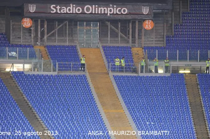 curva nord vuota