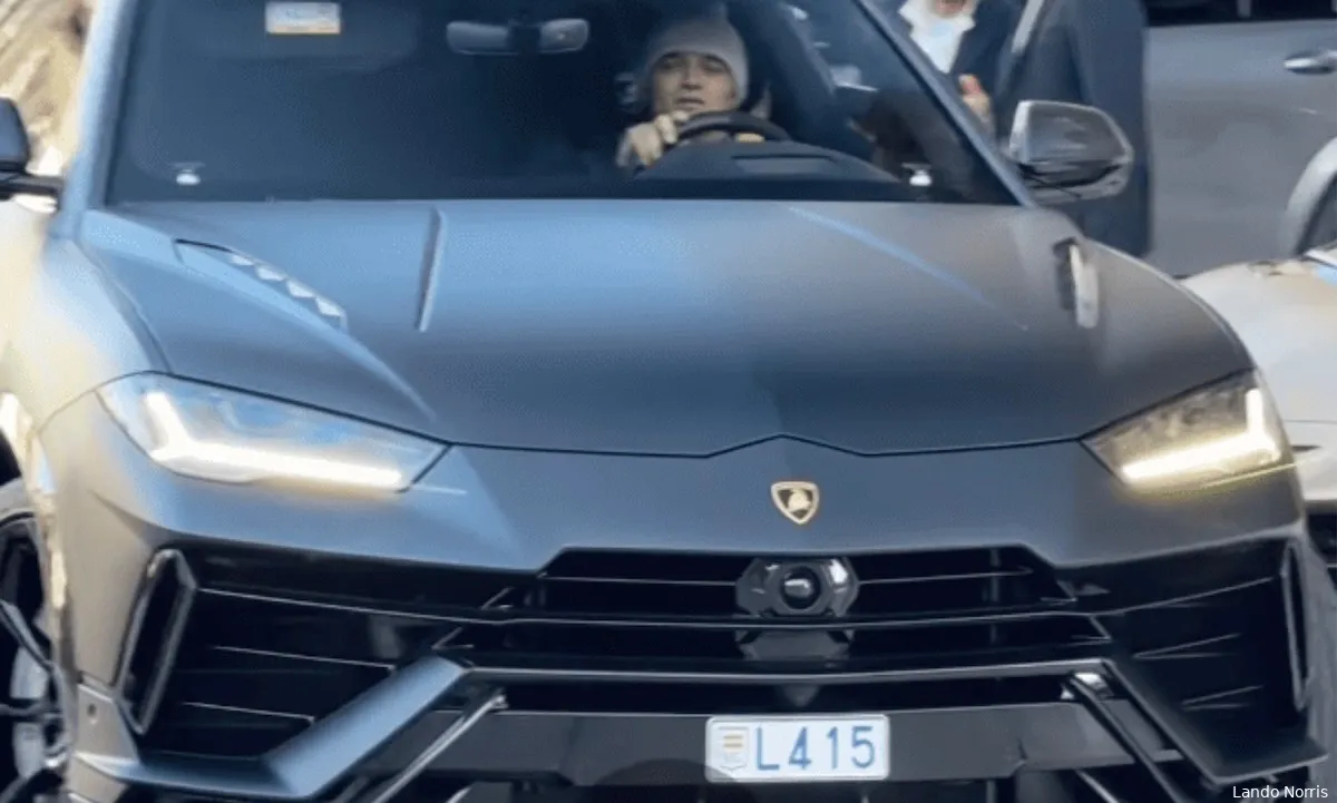 lando norris lamborghini urus