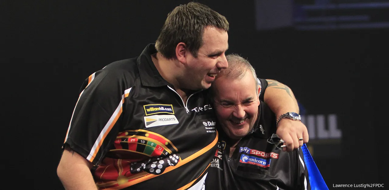Adrian Lewis steht seit Jahren bei Target unter Vertrag, Phil Taylor erst seit 2018<br>