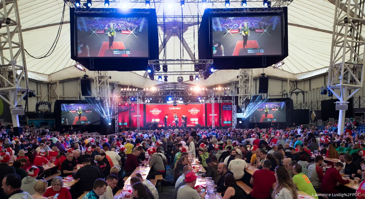 Bühne der UK Open<br>
