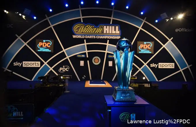 PDC World Darts Championship 2021 stage