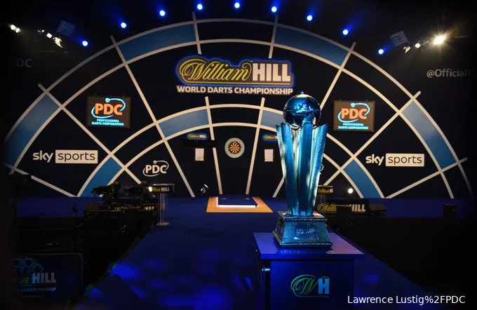 PDC World Darts Championship 2021 stage
