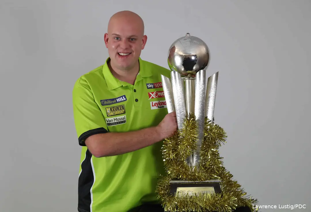 Michael van Gerwen won his last of three world titles in 2019