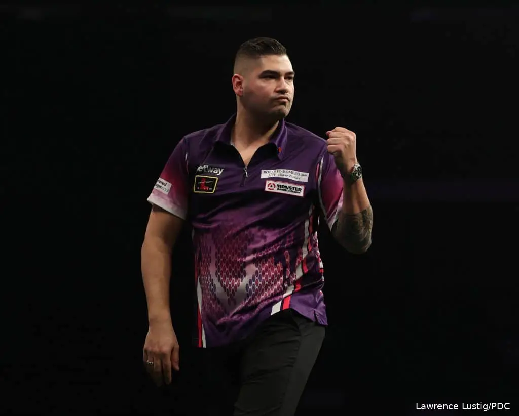 Jelle Klaasen pumps his fist.