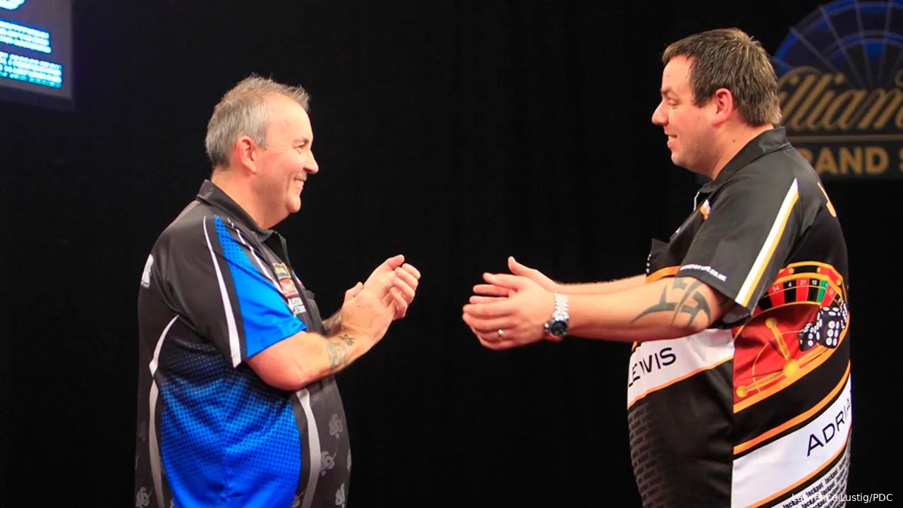 Phil Taylor acted as a mentor in the early part of Adrian Lewis' career