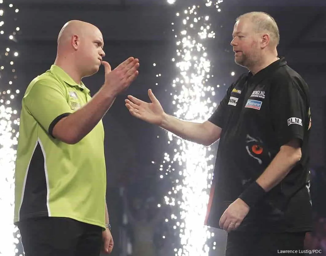 De wedstrijd tussen Michael van Gerwen en Raymond van Barneveld bij het WK Darts van 2017 ging de geschiedenisboeken in als de beste WK-wedstrijd ooit