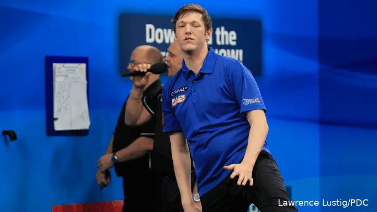 david pallett coral uk open day two lawrence lustig pdc 190scek8wwqig1prnp93h4n6vu