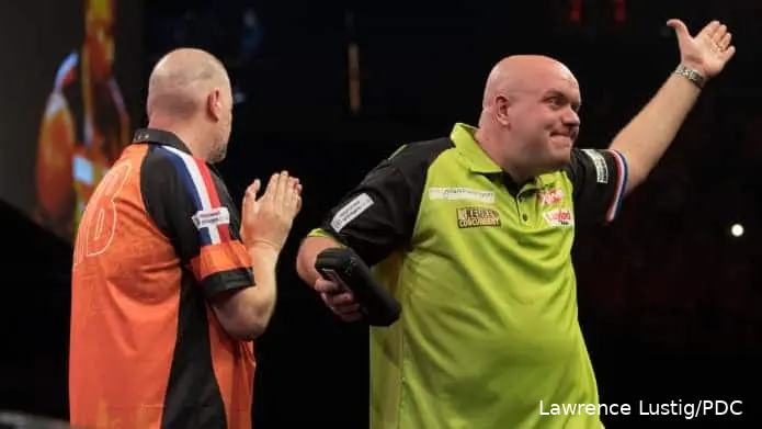 Michael van Gerwen Raymond van Barneveld Premier League Ahoy 2018