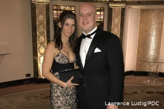 Van Gerwen en Daphne