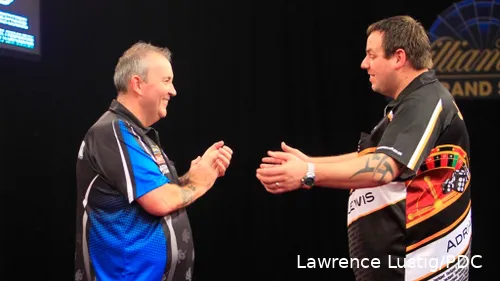 Phil Taylor acted as a mentor in the early part of Adrian Lewis' career