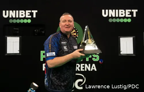 Glen Durrant ist ein bemerkenswerter Name auf der Ehrungsliste der Premier League Darts