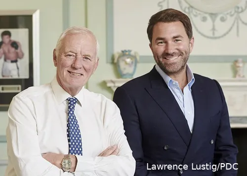 Barry und sein Sohn Eddie Hearn