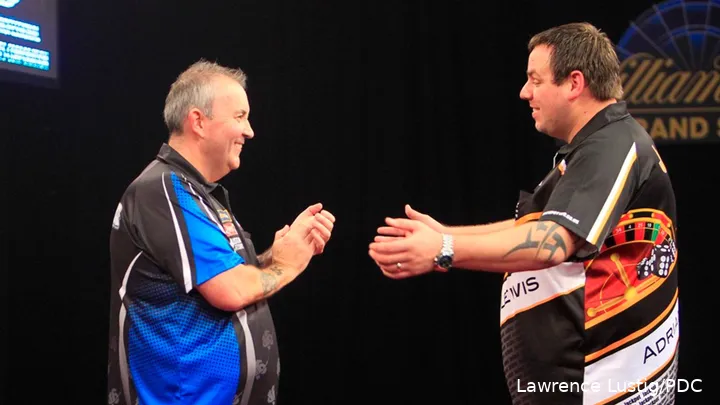 Phil Taylor acted as a mentor in the early part of Adrian Lewis' career