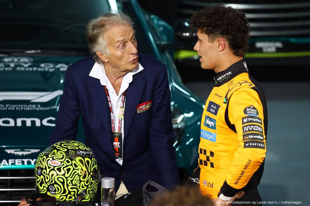 Luca di Montezemolo og Lando Norris