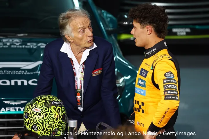 Luca di Montezemolo og Lando Norris