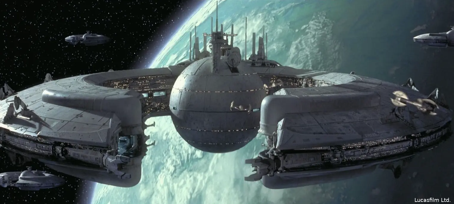 phantom menace trade federation battleship
