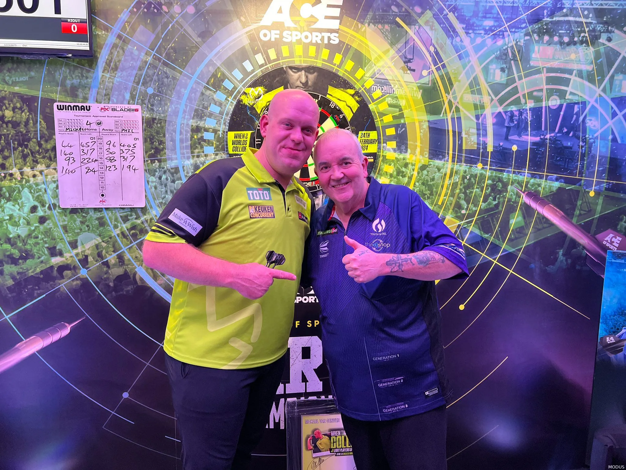 michael van gerwen phil taylor