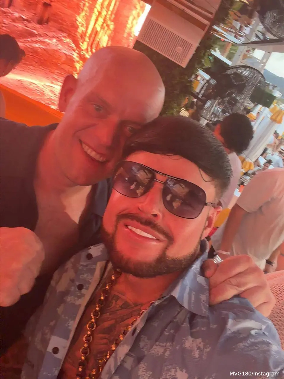 Michael van Gerwen also recently made a trip to Ibiza