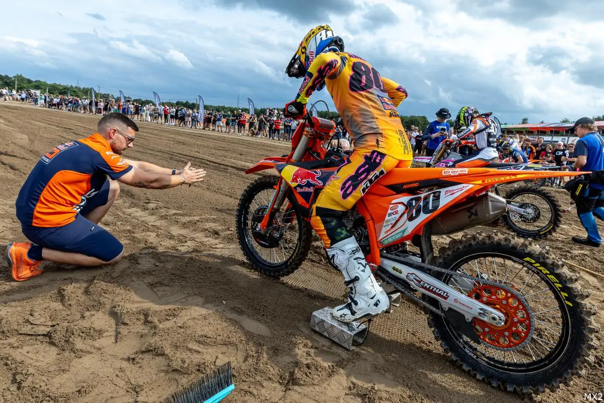 mx2 andrea adamo practice start lommel 2024