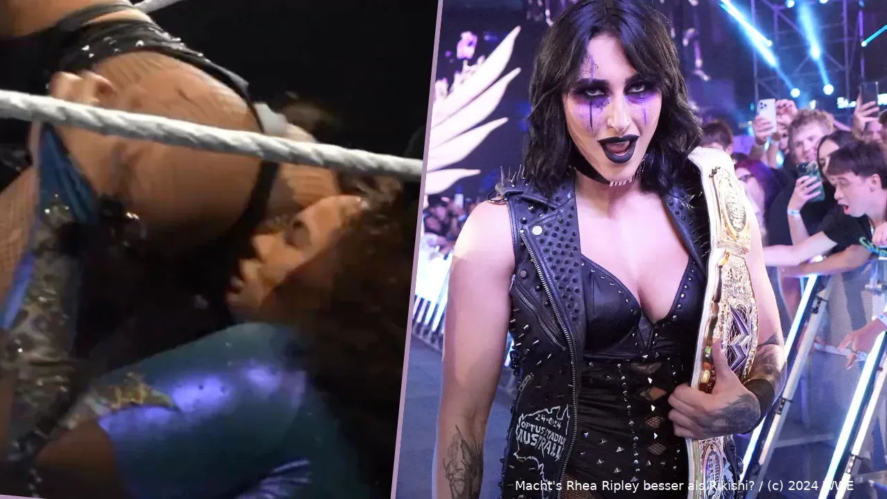 wwe rhea ripley stinkface 0324