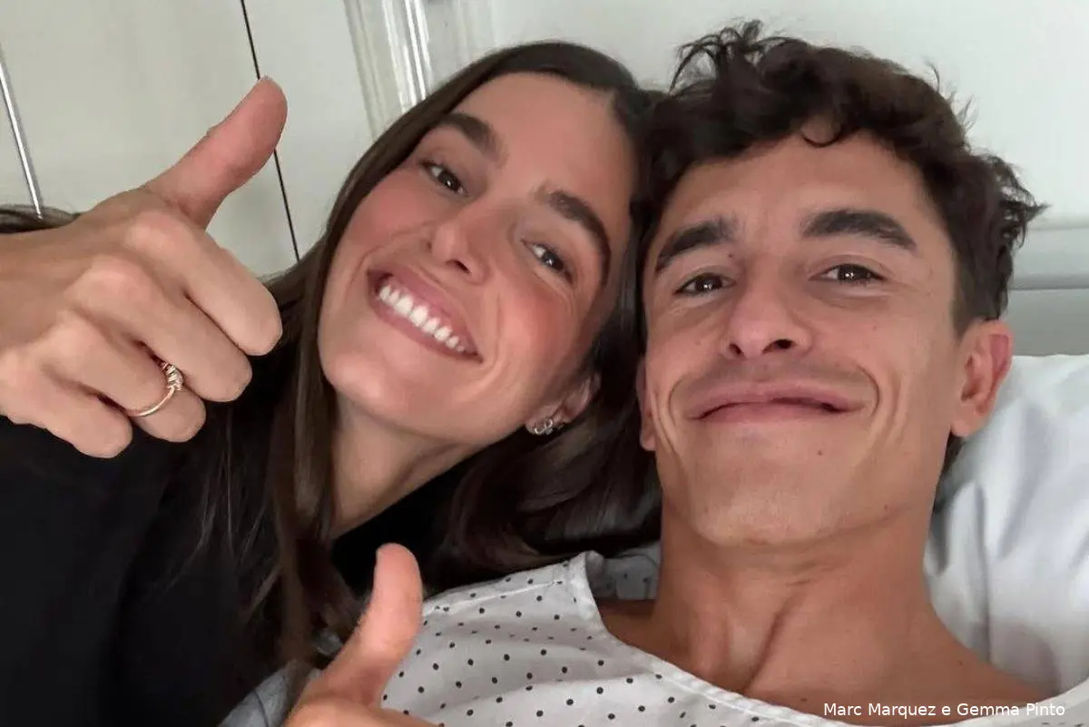Marc Marquez e Gemma Pinto
