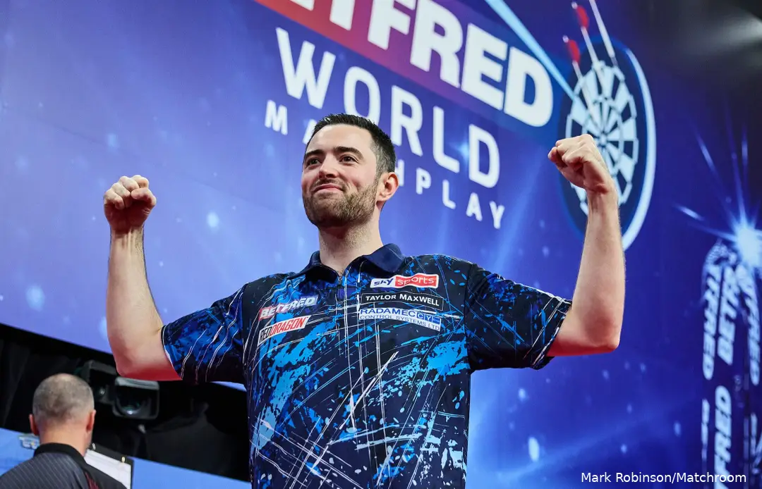 Luke Humphries won vorige maand de World Matchplay