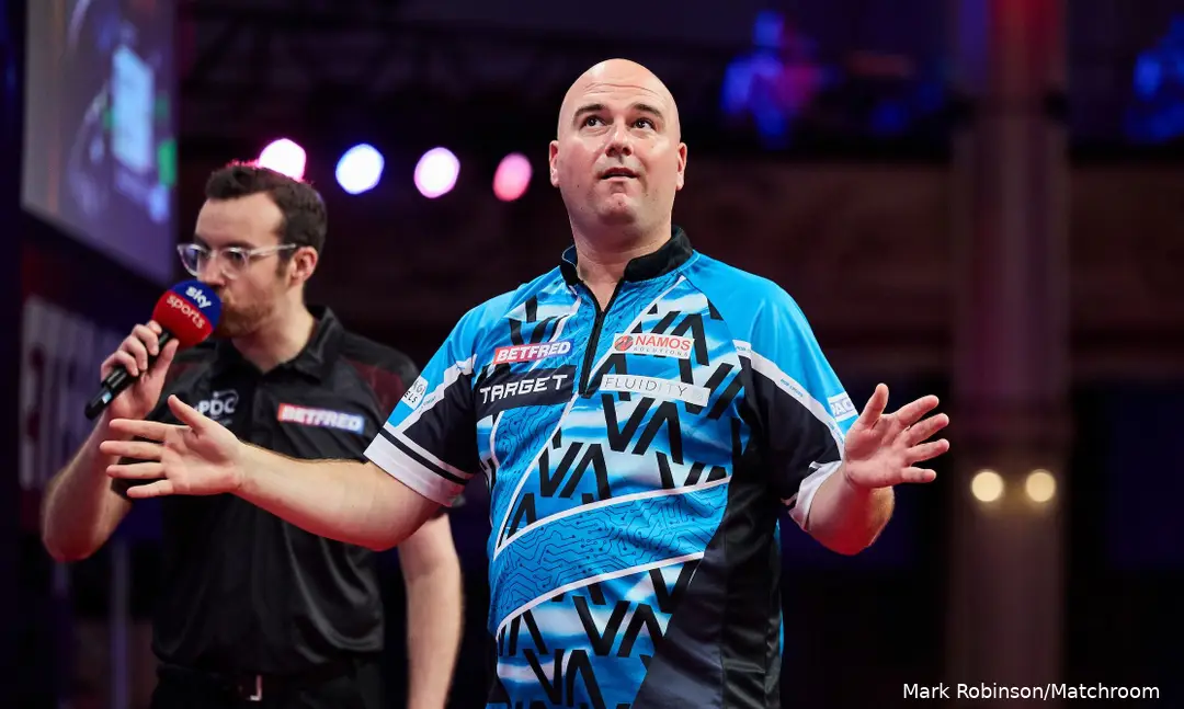 Rob Cross werd zelf moedeloos van het missen van zoveel dubbels