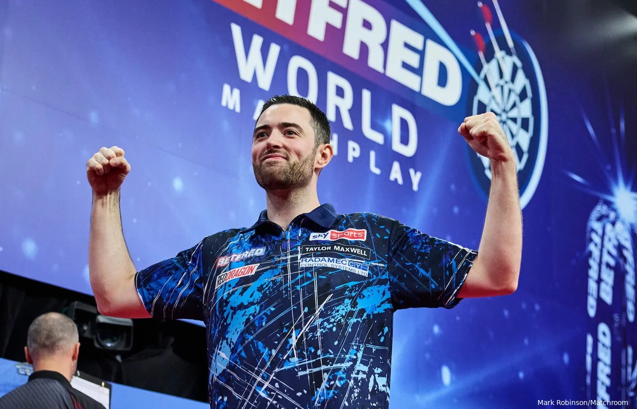 Luke Humphries won vorige maand de World Matchplay