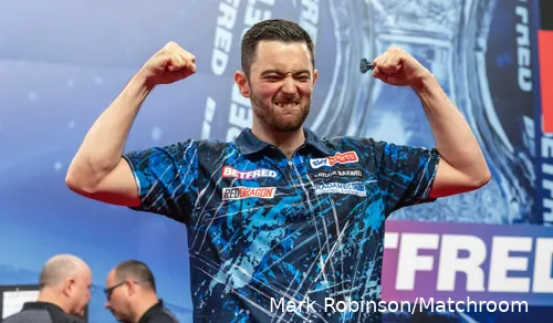 Luke Humphries nach seinem Sieg beim World Matchplay