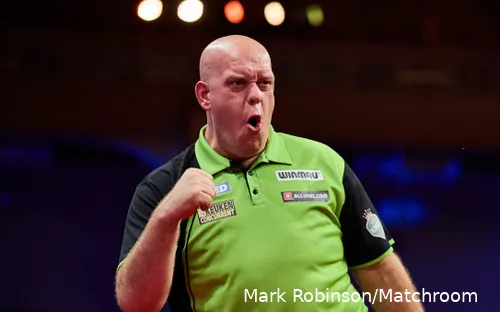 Michael van Gerwen in Aktion&nbsp;