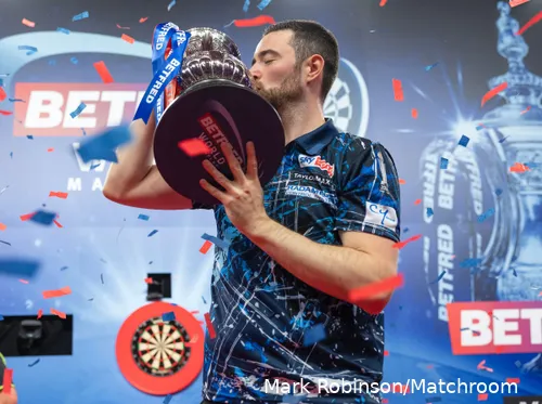 Luke Humphries won vorige maand de World Matchplay