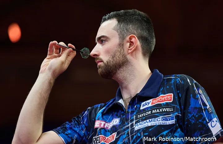 Luke Humphries continues his mission to add another major major title to his record on Tuesday night