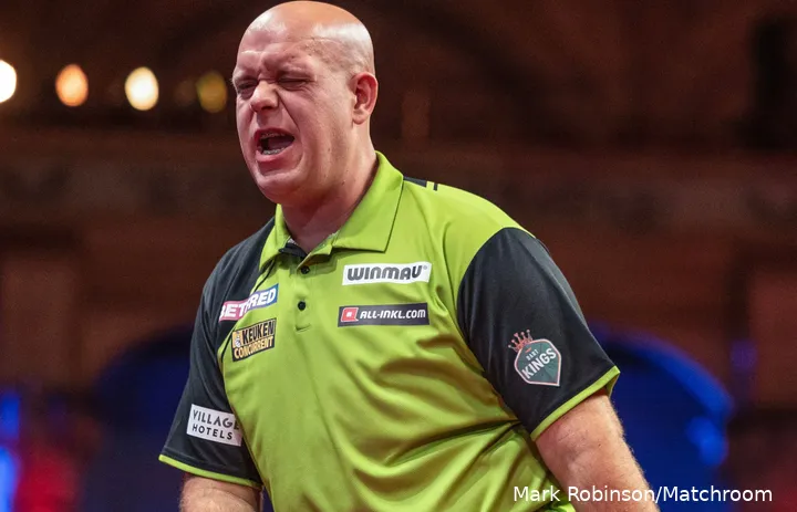 Michael van Gerwen wist dit jaar nog geen Players Championship te winnen
