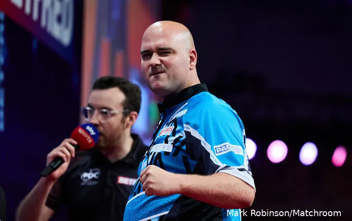 Rob Cross in actie