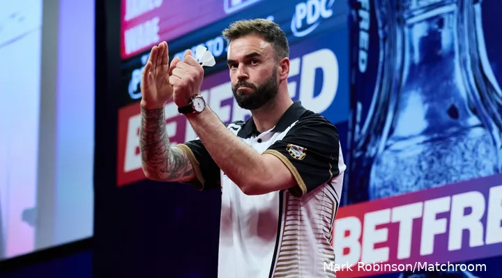 Matthew Edgar was behoorlijk onder de indruk van het goede spel van Ross Smith op de World Matchplay