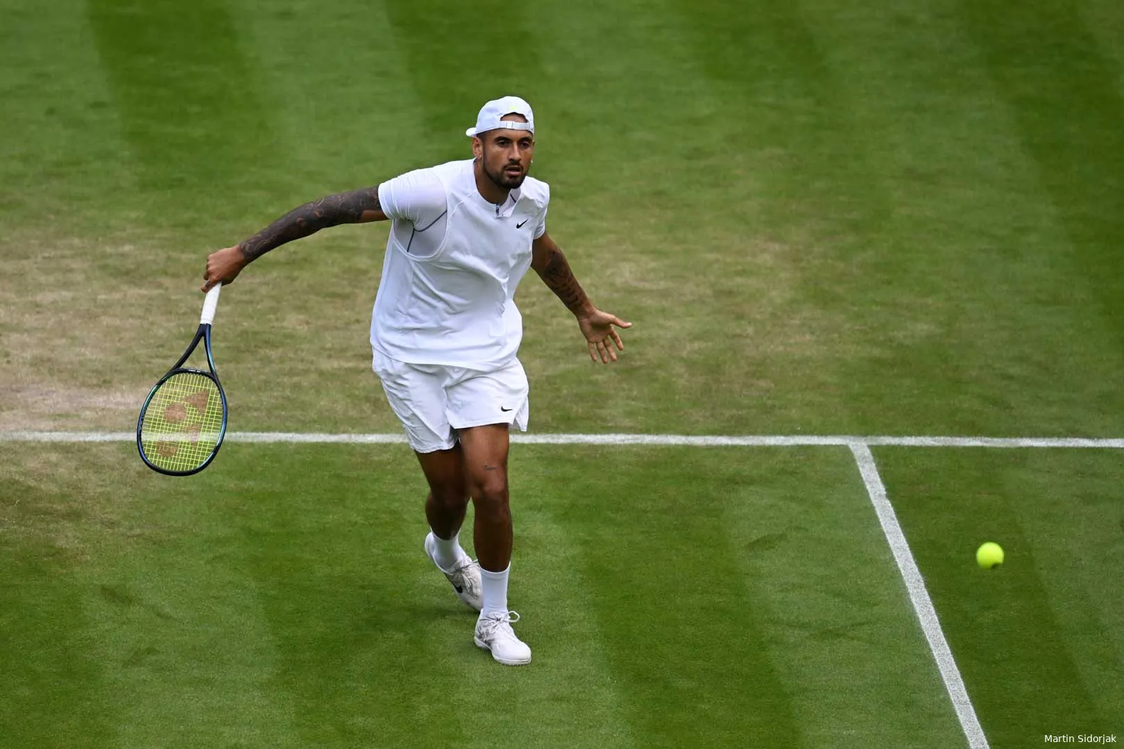 Kyrgios Nick Wimbledon2022 MartinSidorjak