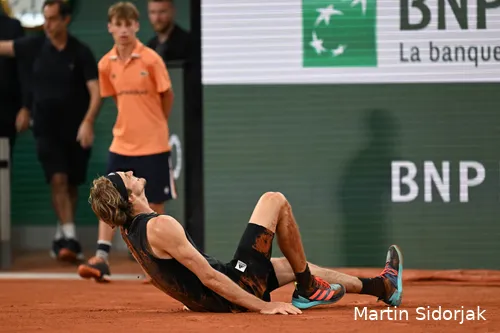 Zverev has been out of action since the Roland Garros semi-finals