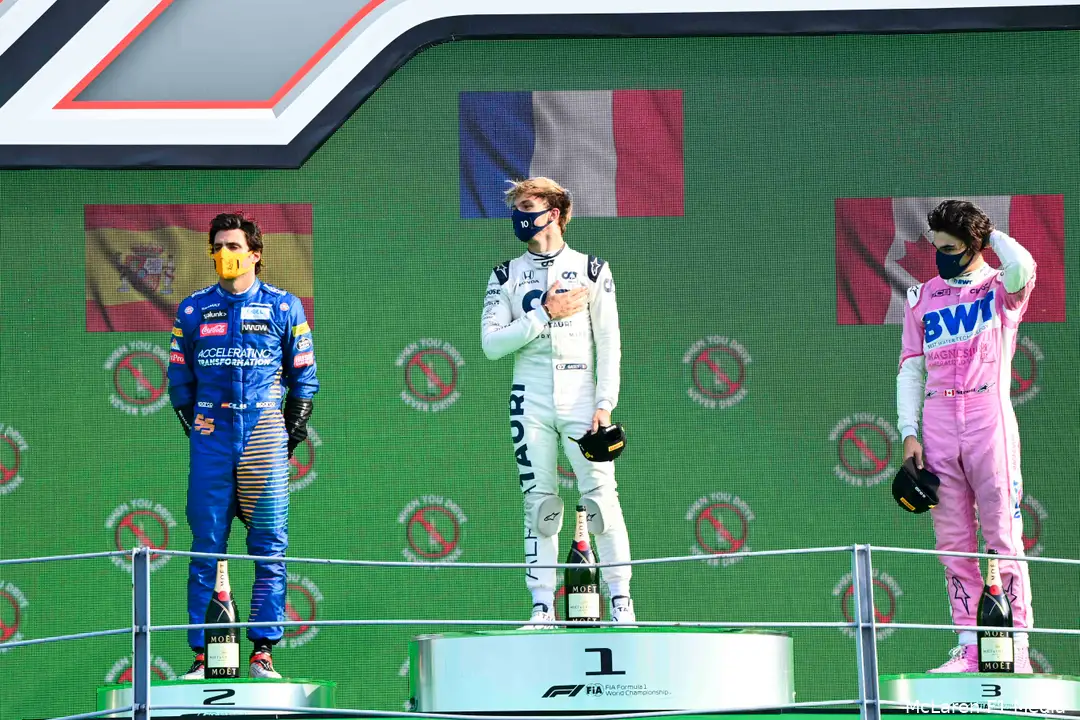 gasly sainz stroll monza 2020