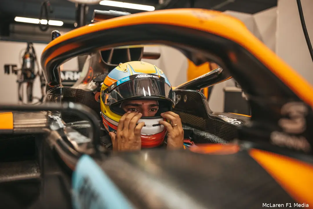alex palou mclaren f1 barcelona indycar chip ganassi racing